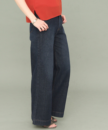 KBF+ | KBF+ フレアワイドデニムパンツ(その他パンツ)