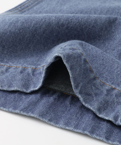 KBF+（ケービーエフプラス）の「KBF+ フレアワイドデニムパンツ（その他パンツ・レディース・ライトインディゴブルー/インディゴブルー・36/40/38）」の8枚目の写真