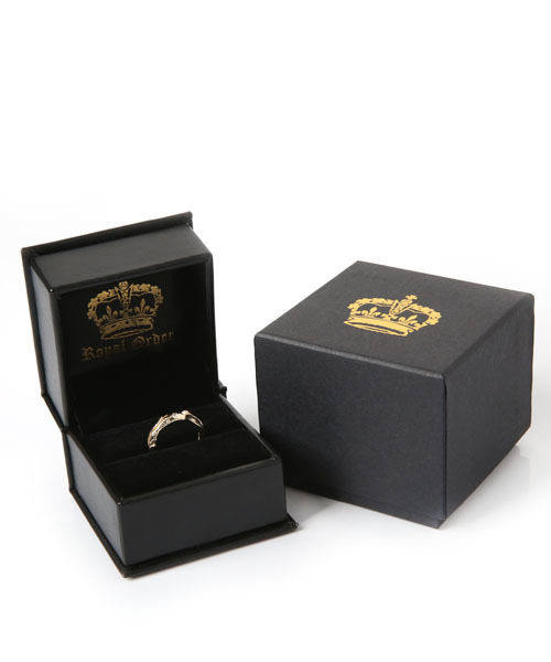 ROYAL ORDER(ロイヤルオーダー)の「TINY BUDS RING w/ CZ(リング・メンズ・ゴールド・10号 US-5/13号 US-6h/12号 US-6)」の7枚目の写真