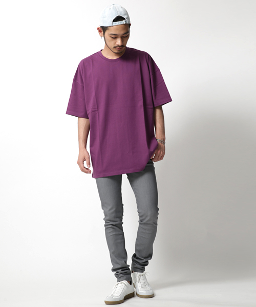 Rocky Monroe（ロッキーモンロー）の「日本製 テーパード スキニーデニムパンツ ホワイトパンツ リジット（デニムパンツ・メンズ・ホワイト/インディゴブルー/グレー/ブラック・L/S/M）」の7枚目の写真