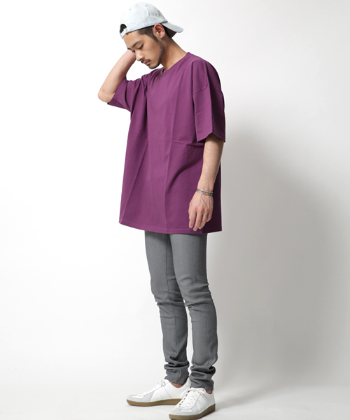 Rocky Monroe（ロッキーモンロー）の「日本製 テーパード スキニーデニムパンツ ホワイトパンツ リジット（デニムパンツ・メンズ・ホワイト/インディゴブルー/グレー/ブラック・L/S/M）」の11枚目の写真