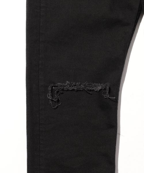 MONKEY TIME（モンキータイム）の「＜monkey time＞ DISTRESSED ST KATURAGI SKINNY/パンツ（デニムパンツ・メンズ・ブラック・SMALL/X-LARGE/LARGE/MEDIUM）」の9枚目の写真