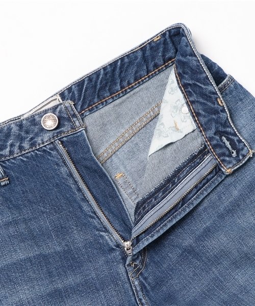 Moname（モナーム）の「■Moname   ワイド テーパード デニムパンツ   WIDE PANTS(ワイドパンツ)/41173002（デニムパンツ・レディース・ネイビー・23inch/24inch/25inch/26inch）」の12枚目の写真