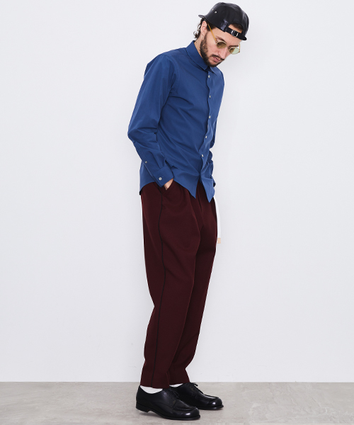 UNITED TOKYO（ユナイテッドトウキョウ）の「パイピングワイドテーパードパンツ（その他パンツ・メンズ・ブラック/グレー/バーガンディー/グリーン・2/1/3）」の18枚目の写真