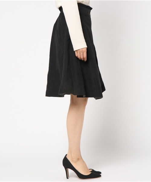 OLIVE des OLIVE（オリーブデオリーブ）の「リバーシブルラップフレアスカート◆（スカート・レディース・チャコールグレー/ブラック/ブラウン・FREE）」の14枚目の写真