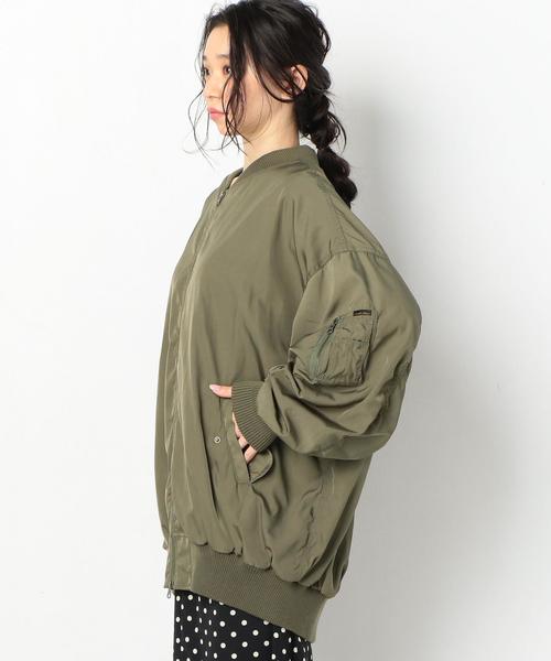 Another Edition（アナザーエディション）の「【WEB限定】BIG MA-1（MA-1・レディース・ブラック/オリーブ・MEDIUM/SMALL）」の5枚目の写真