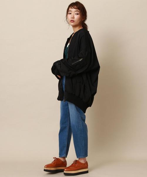 Another Edition（アナザーエディション）の「【WEB限定】BIG MA-1（MA-1・レディース・ブラック/オリーブ・MEDIUM/SMALL）」の12枚目の写真