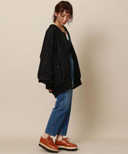 Another Edition（アナザーエディション）の「【WEB限定】BIG MA-1（MA-1・レディース・ブラック/オリーブ・MEDIUM/SMALL）」の14枚目の写真