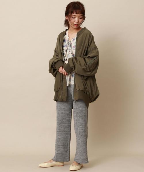 Another Edition（アナザーエディション）の「【WEB限定】BIG MA-1（MA-1・レディース・ブラック/オリーブ・MEDIUM/SMALL）」の17枚目の写真