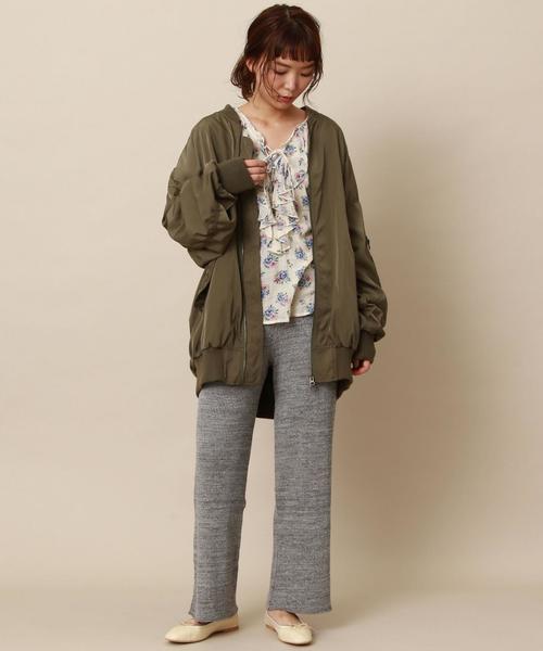 Another Edition（アナザーエディション）の「【WEB限定】BIG MA-1（MA-1・レディース・ブラック/オリーブ・MEDIUM/SMALL）」の8枚目の写真