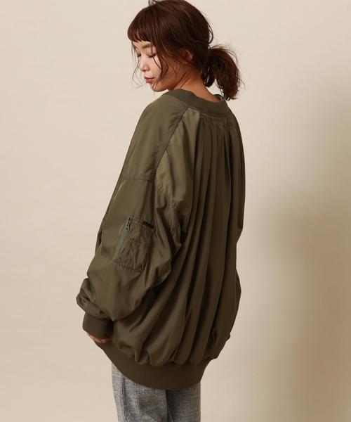 Another Edition（アナザーエディション）の「【WEB限定】BIG MA-1（MA-1・レディース・ブラック/オリーブ・MEDIUM/SMALL）」の10枚目の写真