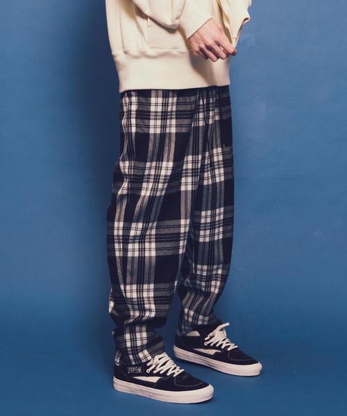 MONKEY TIME(モンキータイム)の「<monkey time> FLANO CHECK WIDE 1P PANTS/ワイドパンツ ◆(その他パンツ・メンズ・その他2/その他1・LARGE/SMALL/MEDIUM)」の8枚目の写真