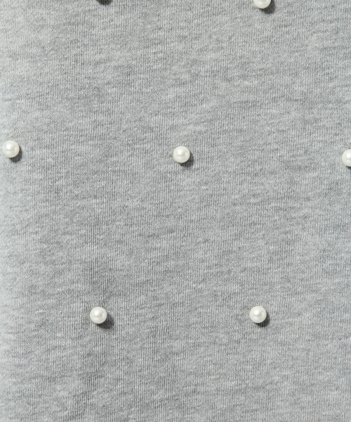 Andemiu（アンデミュウ）の「パールツキウラケプルオーバー777000（スウェット・レディース・ライトグレー/ブラック・FREE）」の13枚目の写真