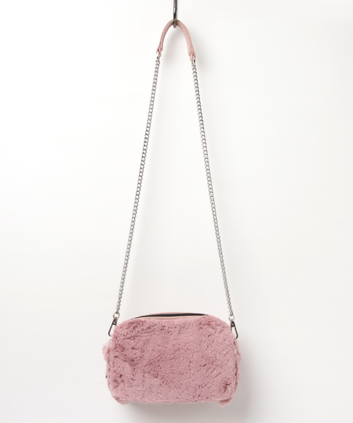 Samantha Thavasa サマンサタバサ の 雑誌掲載 ファーチェーンショルダーバッグ ケニヤ キンスキー ジョーンズコラボ ショルダーバッグ Wear