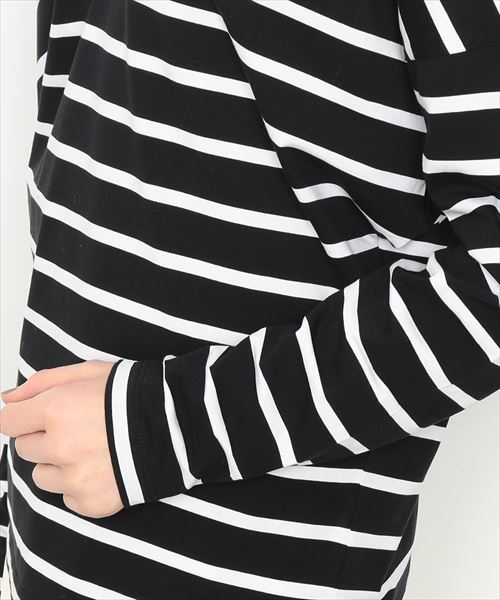 ADAM ET ROPE'(アダムエロペ)の「深Vネックコットンプルオーバー(Tシャツ/カットソー・レディース・ホワイト/ホワイト系その他/ブラック系その他・FREE)」の8枚目の写真