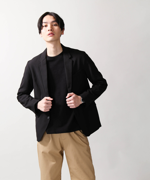 WEGO(ウィゴー)の「WEGO/ストレッチテーラードジャケット(テーラードジャケット・メンズ・ライトグレー/ブラック/ネイビー・LARGE/MEDIUM)」の9枚目の写真