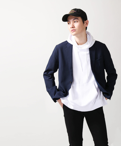 WEGO(ウィゴー)の「WEGO/ストレッチテーラードジャケット(テーラードジャケット・メンズ・ライトグレー/ブラック/ネイビー・LARGE/MEDIUM)」の15枚目の写真