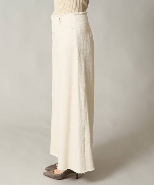 plage（プラージュ）の「ワイドデニムパンツ◆（デニムパンツ・レディース・ナチュラル・34/36/38）」の2枚目の写真