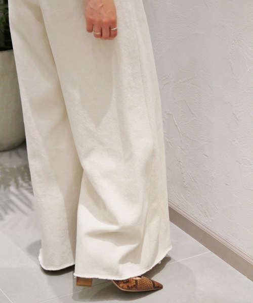 plage（プラージュ）の「ワイドデニムパンツ◆（デニムパンツ・レディース・ナチュラル・34/36/38）」の19枚目の写真