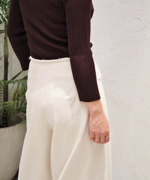 plage（プラージュ）の「ワイドデニムパンツ◆（デニムパンツ・レディース・ナチュラル・34/36/38）」の21枚目の写真