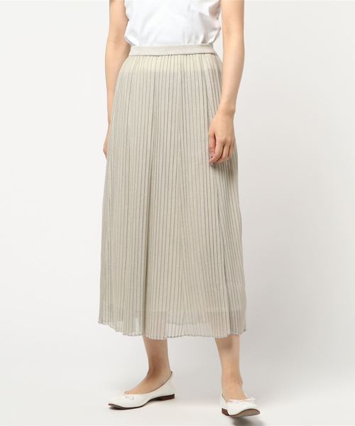 JILL STUART（ジルスチュアート）の「シャインプリーツスカート（スカート・レディース・ベージュ/ピンク/グリーン・2）」の8枚目の写真