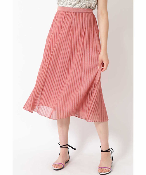 JILL STUART（ジルスチュアート）の「シャインプリーツスカート（スカート・レディース・ベージュ/ピンク/グリーン・2）」の10枚目の写真