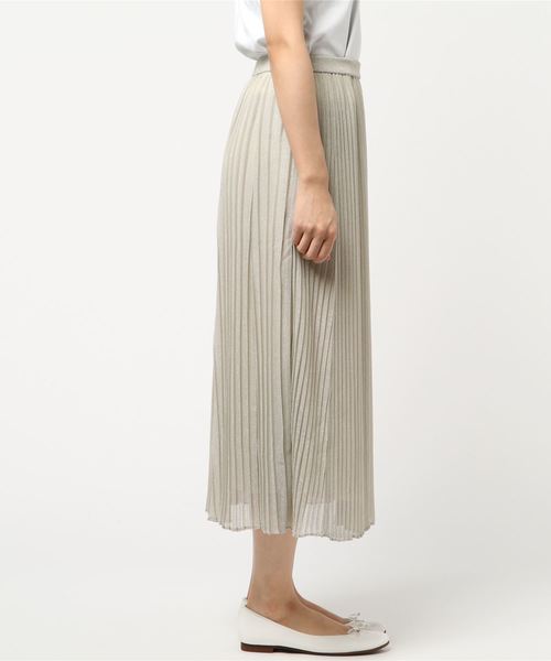 JILL STUART（ジルスチュアート）の「シャインプリーツスカート（スカート・レディース・ベージュ/ピンク/グリーン・2）」の4枚目の写真