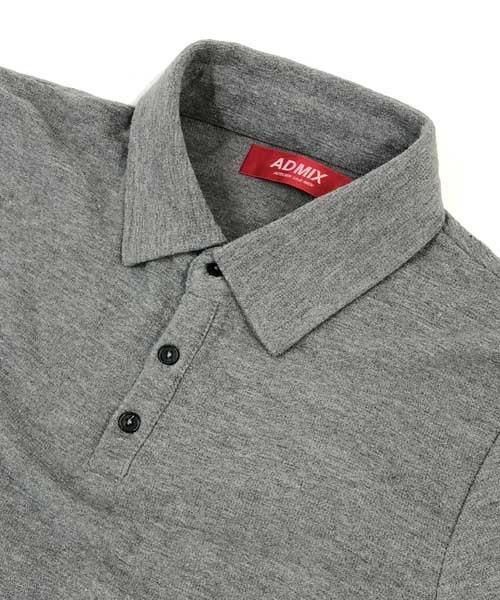 ADMIX/ATELIER SAB MEN(アドミックスアトリエサブメン)の「スラブパイル/リラックスポロシャツ(セットアップ対応)(ポロシャツ・メンズ・ホワイト系その他/グレー/ライトグレー・48/50)」の12枚目の写真