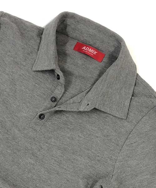 ADMIX/ATELIER SAB MEN(アドミックスアトリエサブメン)の「スラブパイル/リラックスポロシャツ(セットアップ対応)(ポロシャツ・メンズ・ホワイト系その他/グレー/ライトグレー・48/50)」の13枚目の写真