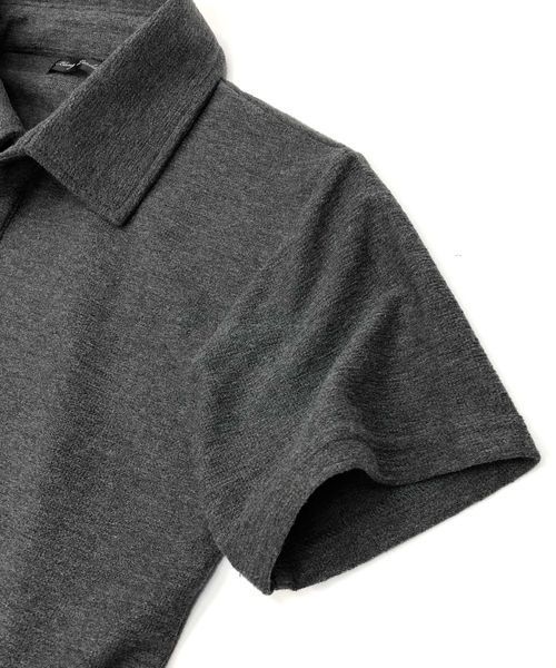 ADMIX/ATELIER SAB MEN(アドミックスアトリエサブメン)の「スラブパイル/リラックスポロシャツ(セットアップ対応)(ポロシャツ・メンズ・ホワイト系その他/グレー/ライトグレー・48/50)」の15枚目の写真