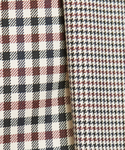 Abahouse Devinette（ドゥヴィネット）の「ミックスチェックインタックスカート（スカート・レディース・オレンジ系その他/ベージュ系その他・36/38）」の10枚目の写真