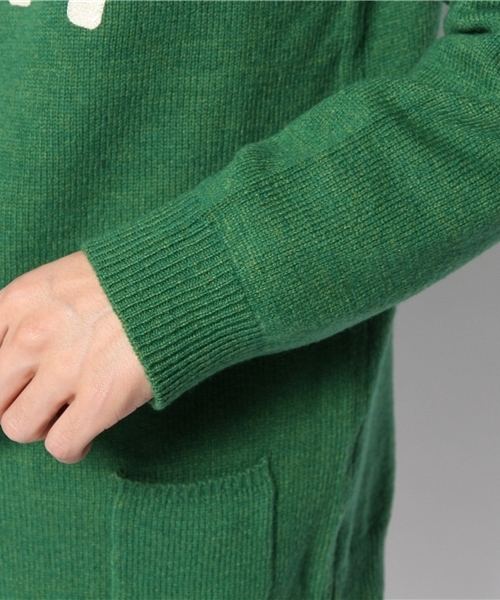 WEGO（ウィゴー）の「WEGO/ロゴ刺繍ニット（ニット/セーター・メンズ・グリーン/オレンジ/その他1・MEDIUM/LARGE）」の9枚目の写真