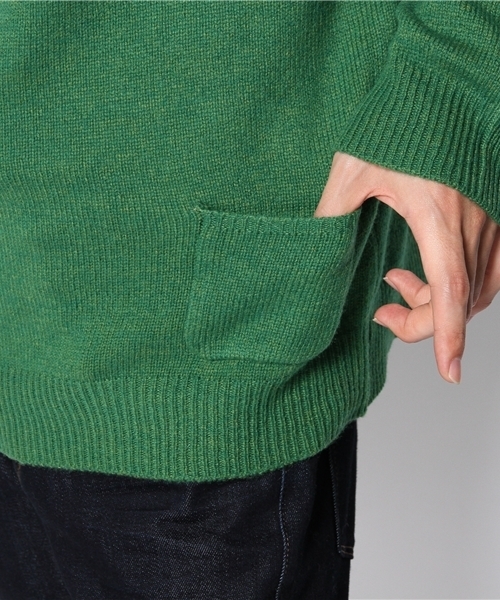 WEGO（ウィゴー）の「WEGO/ロゴ刺繍ニット（ニット/セーター・メンズ・グリーン/オレンジ/その他1・MEDIUM/LARGE）」の11枚目の写真