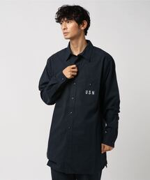 【HOUSTON】USN HEAVY POPLIN SHIRT