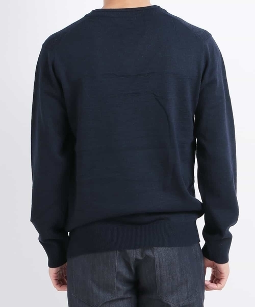 MICHEL KLEIN HOMME (ミッシェルクランオム)の「Vネックニット(Garden)(ニット/セーター・メンズ・グリーン/モカ/ネイビー/レッド・46/48/51)」の17枚目の写真