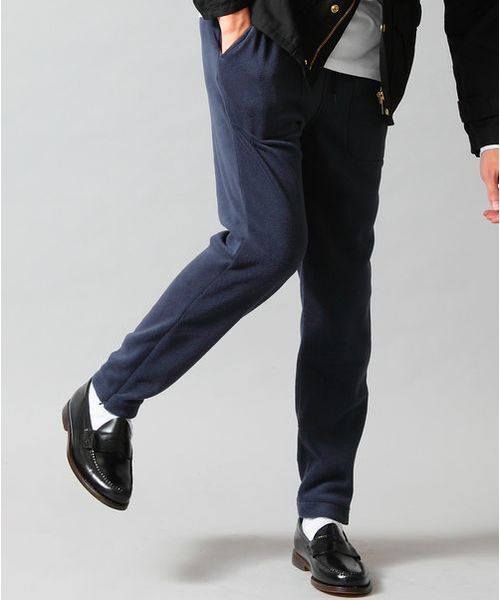 BEAUTY&YOUTH UNITED ARROWS（ビューティーアンドユースユナイテッドアローズ）の「by ドレープフリース トラックパンツ◆§（その他パンツ・メンズ・ダークグレー/ネイビー・SMALL/MEDIUM/LARGE/X-LARGE）」の4枚目の写真