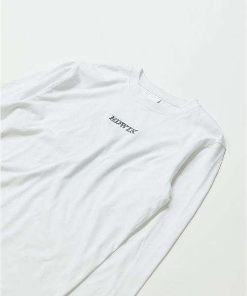 EDWIN(エドウィン)の「EDWIN エドウィン 【ZOZOTOWN・直営EC限定商品】EDWIN OLD AD "SUMIMASEN" LONG SLEEVE TEE ユニセックス(Tシャツ/カットソー・メンズ・ホワイト/ブラック・M/L/XL)」の9枚目の写真