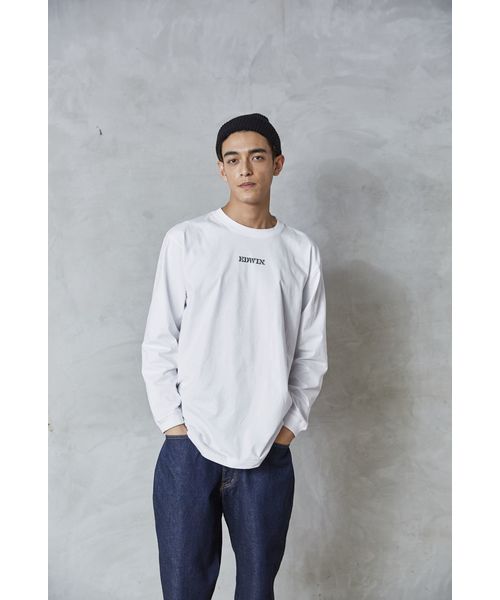 EDWIN(エドウィン)の「EDWIN エドウィン 【ZOZOTOWN・直営EC限定商品】EDWIN OLD AD "SUMIMASEN" LONG SLEEVE TEE ユニセックス(Tシャツ/カットソー・メンズ・ホワイト/ブラック・M/L/XL)」の11枚目の写真