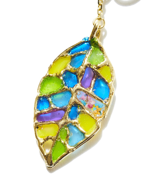 rehacer(レアセル)の「rehacer : Stained glass Leaf Earrings Made in Japan / ステンドグラス リーフ イヤリング メイドインジャパン(イヤリング・レディース・シルバー系その他/ゴールド系その他/シルバー系その他2/ゴールド系その他2・FREE)」の9枚目の写真