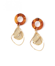 マーブルリングピアス/831685