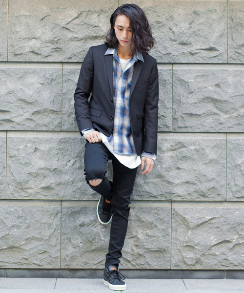 MONKEY TIME（モンキータイム）の「MT∴ ストレッチ デニム ジェギンス clash（デニムパンツ・メンズ・ブラック・MEDIUM/SMALL/LARGE/X-LARGE）」の7枚目の写真