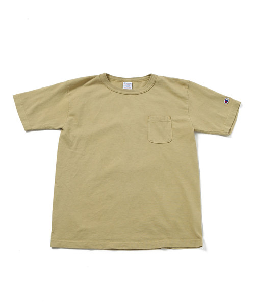Champion（チャンピオン）の「Champion：T-1011 US T-SHIRT WITH POCKET（Tシャツ/カットソー・メンズ・パープル/クリーム/ピンク/ベージュ/ブルーグレー/ライム・LARGE/MEDIUM/SMALL）」の3枚目の写真