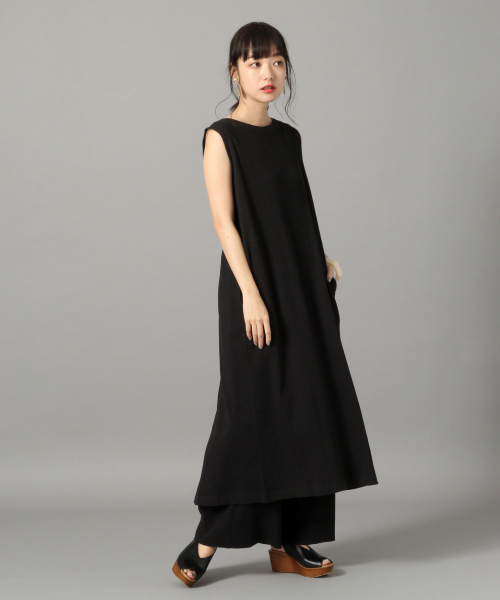 LOWRYS FARM（ローリーズファーム）の「ウシロムスビＳＥＴＵＰ　838114（つなぎ/オールインワン・レディース・ブラック/ブラウン/アイボリー・FREE）」の2枚目の写真