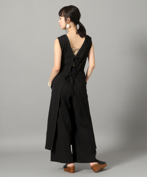 LOWRYS FARM（ローリーズファーム）の「ウシロムスビＳＥＴＵＰ　838114（つなぎ/オールインワン・レディース・ブラック/ブラウン/アイボリー・FREE）」の17枚目の写真