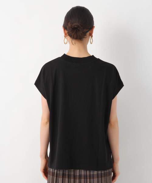 GLOBAL WORK(グローバルワーク)の「プチハイネックリブTEE/839931(Tシャツ/カットソー・レディース・ホワイト/ブラック・MEDIUM/LARGE)」の6枚目の写真