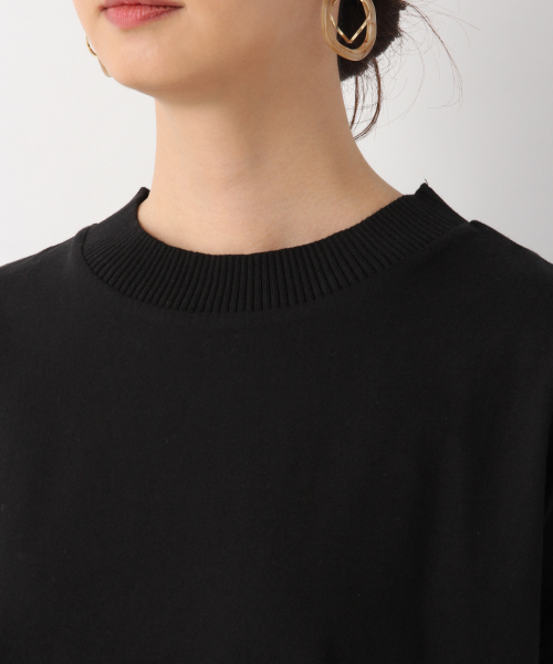 GLOBAL WORK(グローバルワーク)の「プチハイネックリブTEE/839931(Tシャツ/カットソー・レディース・ホワイト/ブラック・MEDIUM/LARGE)」の7枚目の写真