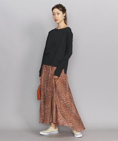 BEAUTY&YOUTH UNITED ARROWS（ビューティーアンドユースユナイテッドアローズ）の「BY ハイツイストコットンスムースボートネックカットソーо（Tシャツ/カットソー・レディース・モカ/ブラック/ホワイト・FREE）」の11枚目の写真