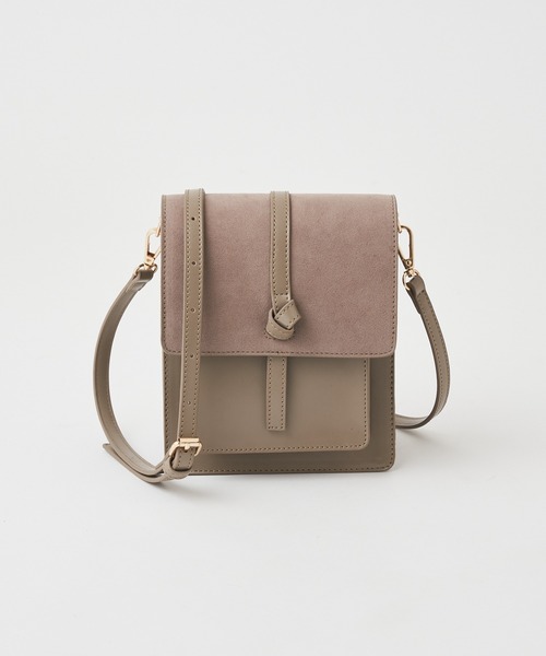 mystic（ミスティック）の「ミニスエード結び目バッグ/ショルダーバッグ/ミニバッグ/バック（ショルダーバッグ・レディース・ブラック/ブラウン/ベージュ・FREE）」の10枚目の写真