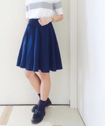 Kastane | 【Kastane】ツイルWタックステッチスカート(スカート)