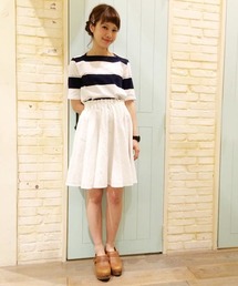 Kastane | 【Kastane】ツイルWタックステッチスカート(スカート)
